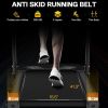 Foldable Treadmill with Incline, Folding Treadmill for Home Electric Treadmill Workout Running Machine, Handrail Controls Speed, Pulse Monitor,APP