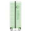 Premium ABS Travel Luggage Set , 3-Piece TSA Lock Suitcase Ensemble with 20, 24, and 28 Inch Sizes with 360¬∞ Spinner Wheels, light green