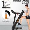 Foldable Treadmill with Incline, Folding Treadmill for Home Electric Treadmill Workout Running Machine, Handrail Controls Speed, Pulse Monitor,APP