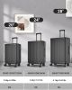 20 Inch Carry-on Travel Luggage with TSA Lock&Spinner Wheels, ABS+PC Hardside Lightweight Suitcase