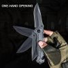 Folding Pocket Knife, Seat Belt Cutter, Multi-Functional Emergency Tool For Men And Women, Tactical Knife With Window Breaker