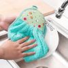 120 kitchen hanging hand towels, dry hand towels, quick drying soft cloths for kitchen and bathroom use (colors randomly shipped)