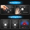 Motion Sensor LED Headlamp Zoomable Headlamp Flashlight Waterproof Outdoor Emergency Headlight with 3 Lighting Modes