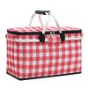 Outdoor Folding Picnic Bag Fruit Basket Thermal Storage Basket