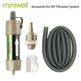 Miniwell L630 Military Personal Water Filter for Survival Kit Camping Equipment (Color: Brown)