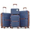 Luggage Sets 4 Piece(14/20/24/28) PP Lightweight & Durable Expandable suitcase