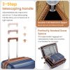 Luggage Sets 4 Piece(14/20/24/28) PP Lightweight & Durable Expandable suitcase