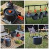 Small Outdoor Camping Cooker; Boiling Kettle Frying Pan & Stock Pot; Portable Travel Equipment; Sports & Outdoor Supplies