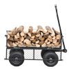 Wagon Cart Garden cart trucks make it easier to transport firewood