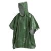 Emergency Rain Poncho Weather Proof Outdoor Survival Camping Gear